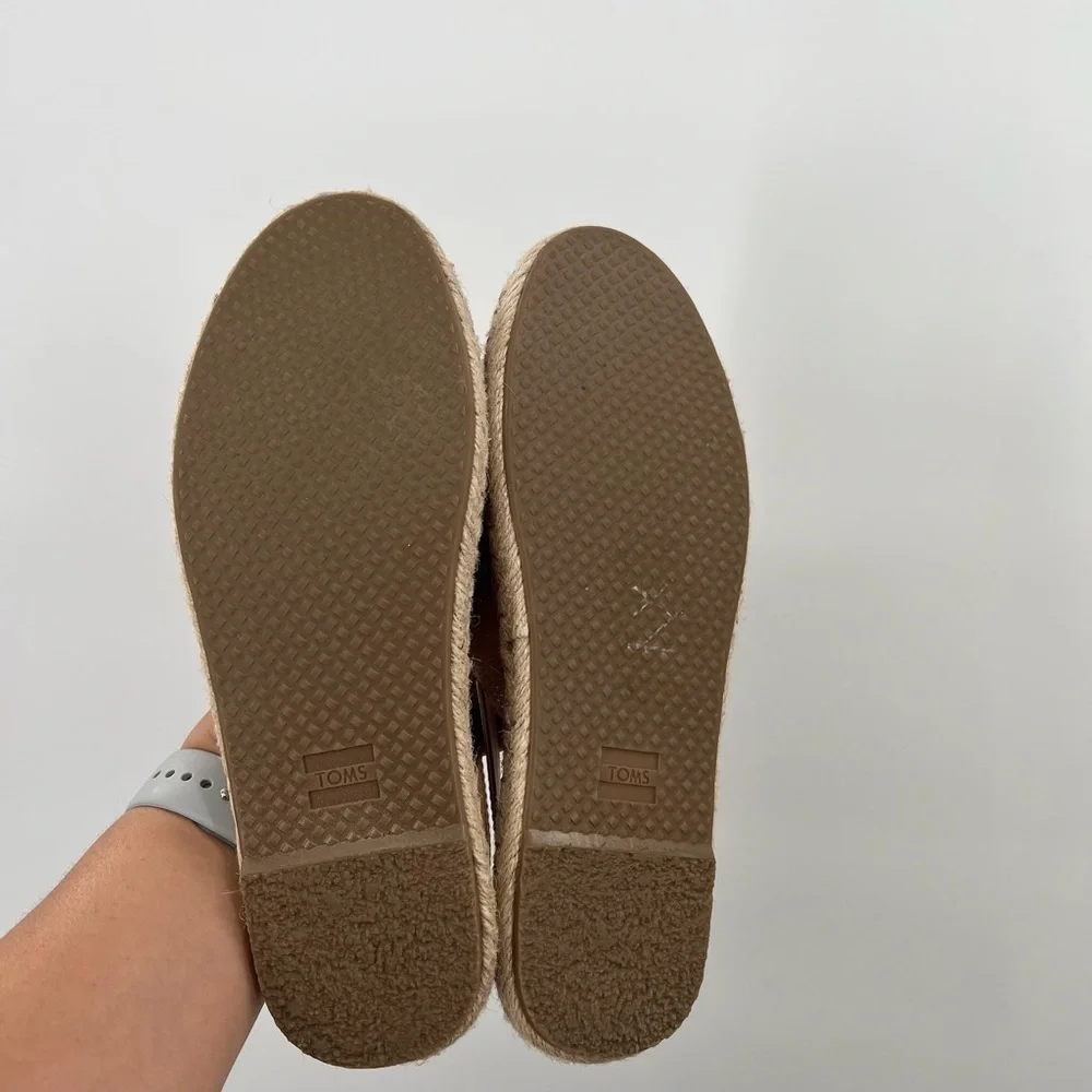 Toms Clara Espadrille Sandal Ladies Size 6.5